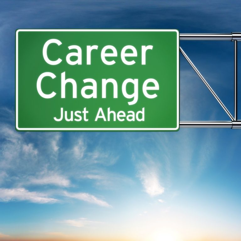 a sign to a successful Career Change