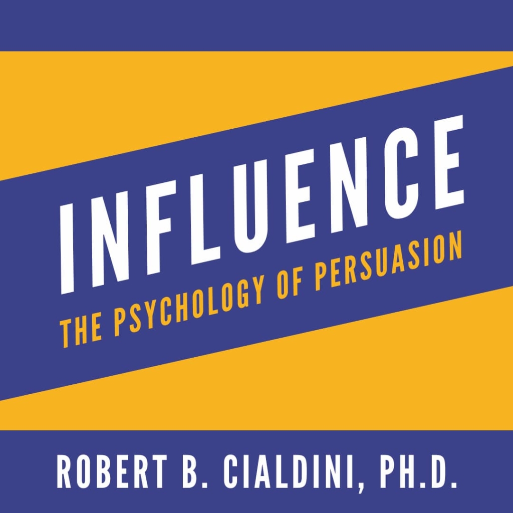 artwork representing the book cover of Influence: The Psychology of Persuasion