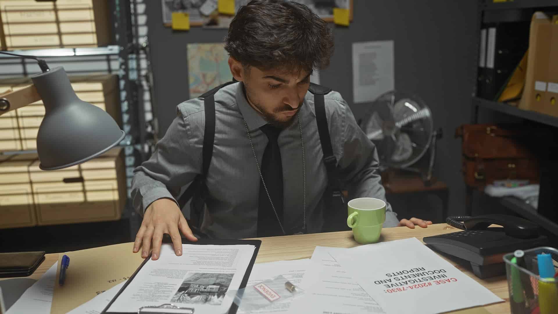 A tenacious individual immersed in problem-solving, showcasing the persistence required to find solutions.