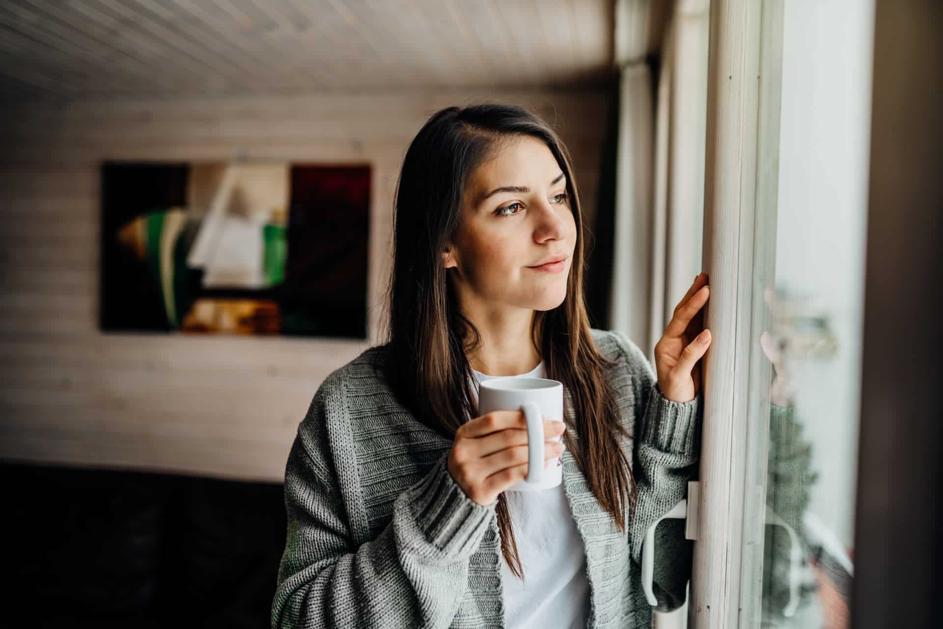 A woman providing social support to a man, emphasizing the role of connection in stress management.