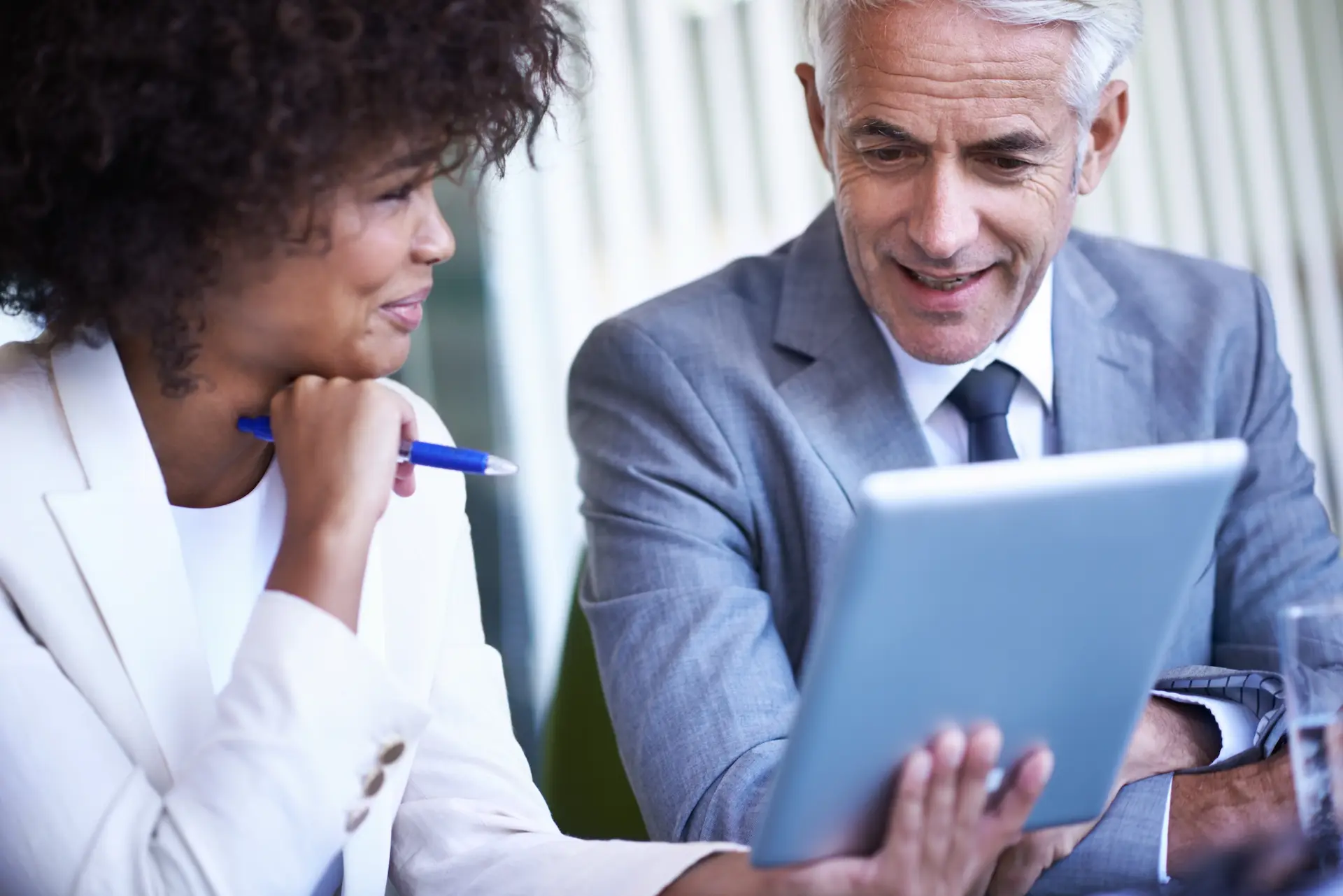 A woman seeking feedback and support from her advisor.